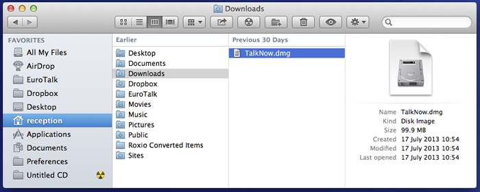 How to open download folder on mac